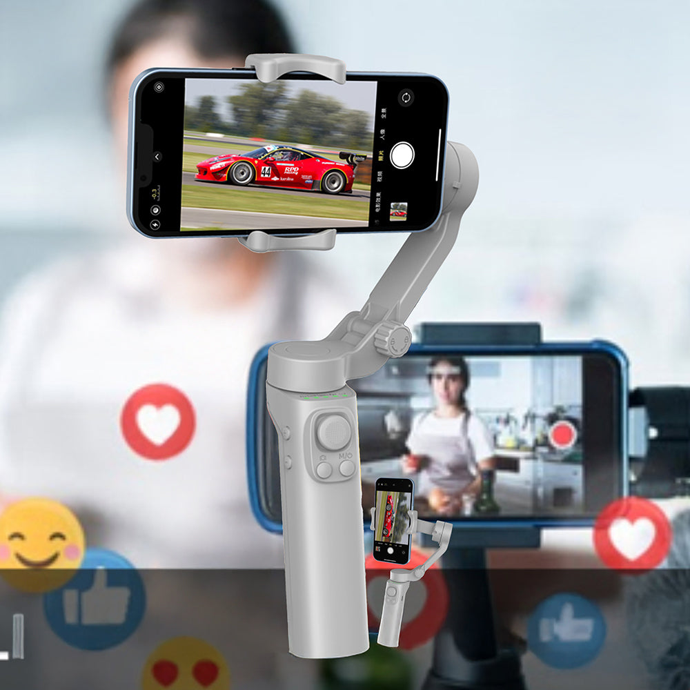 Go Des GD-F5 3 Eksenli El Tipi Yüz Tanıma Takip Özellikli Gimbal Stabilizatör Go Des GD-F5 3 Eksenli El Tipi Yüz Tanıma Takip Özellikli Gimbal Stabilizatör